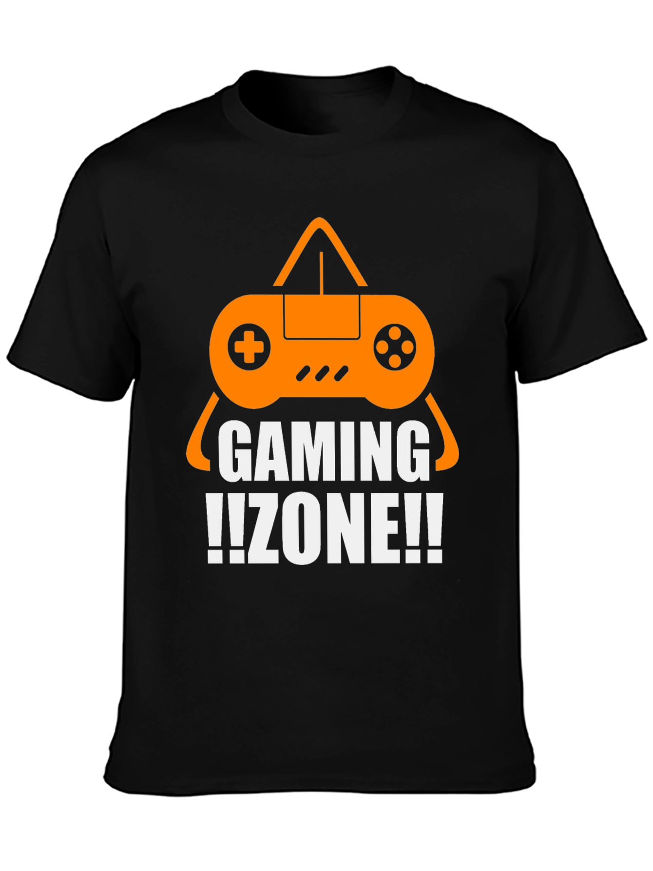 Gaming Zone Graphic T-Shirt - Black