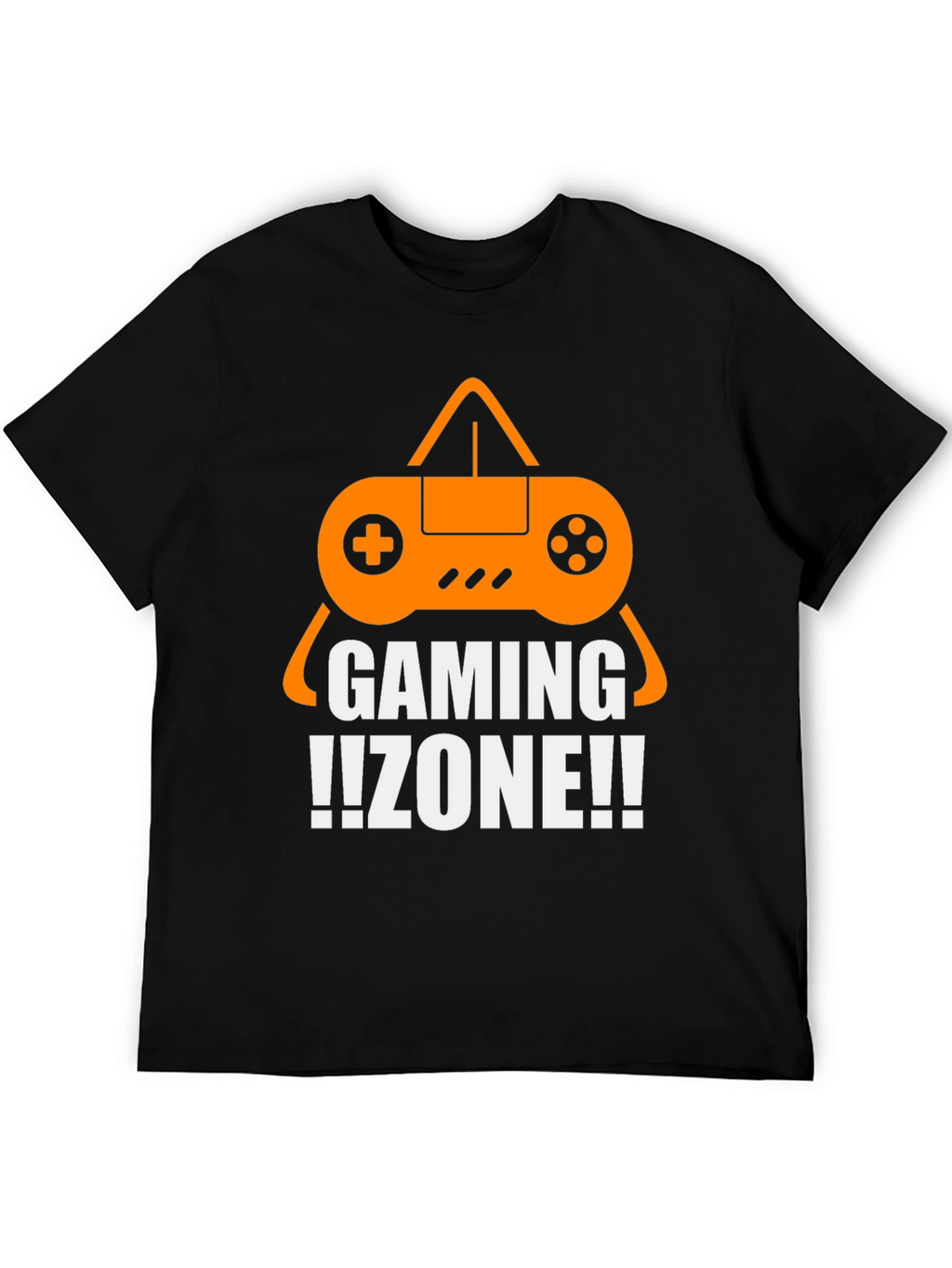 Gaming Zone Graphic T-Shirt - Black