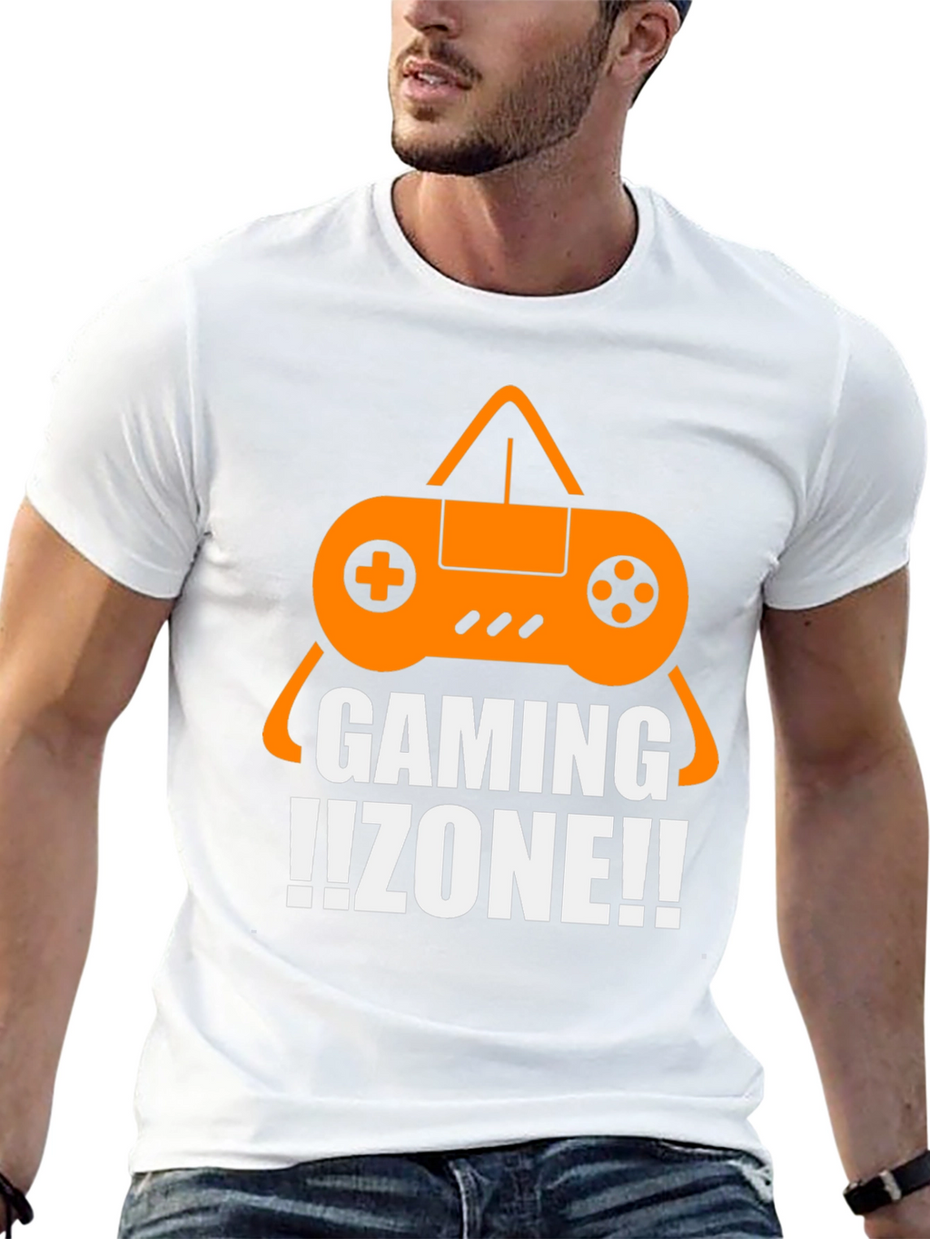 Gaming Zone Graphic T-Shirt - Black