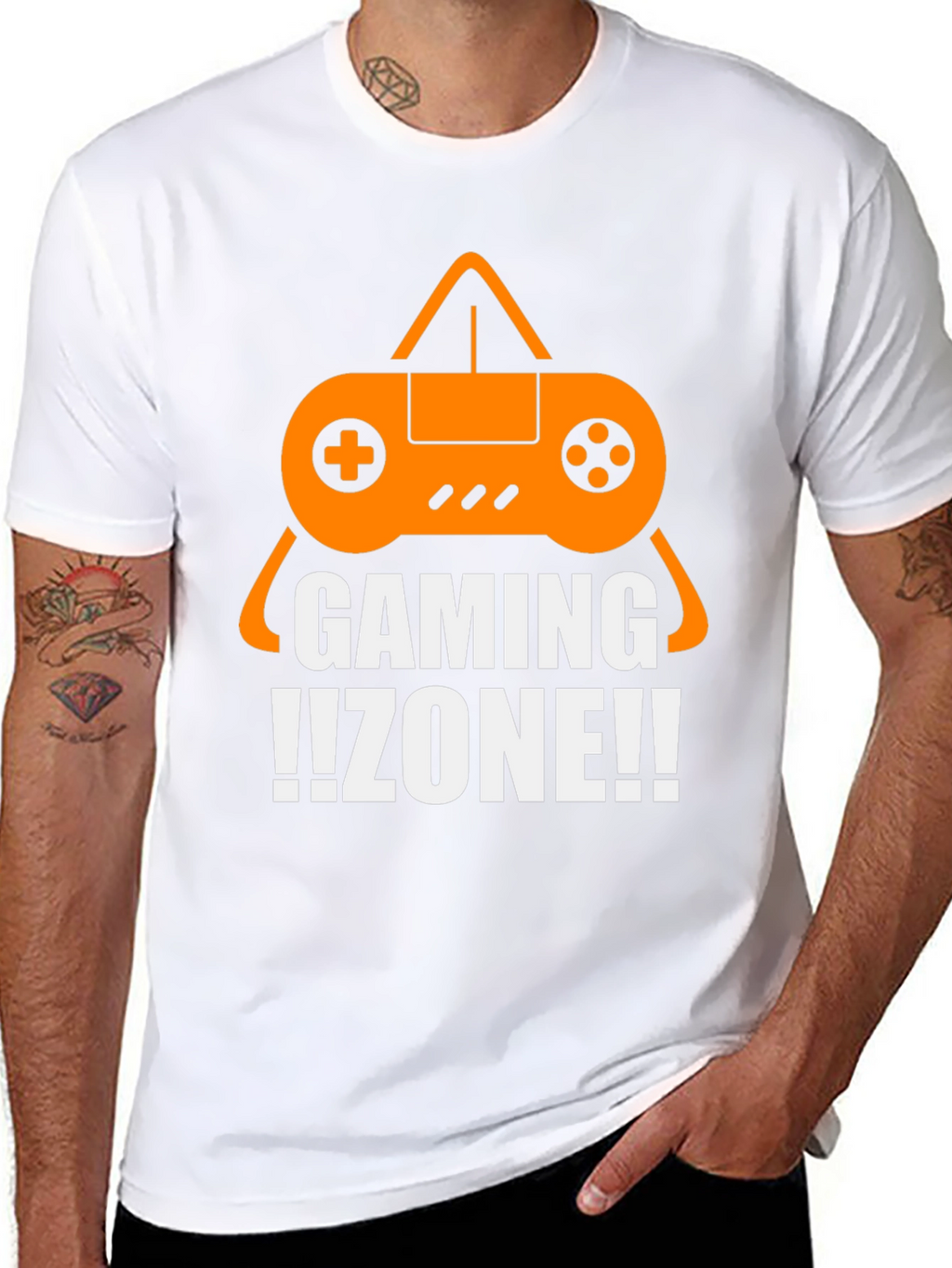 Gaming Zone Graphic T-Shirt - Black