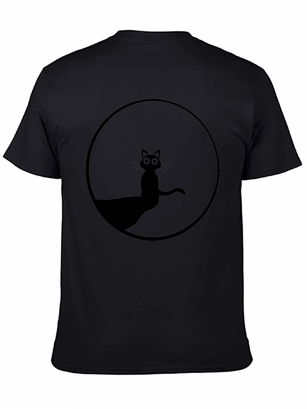 Black Cat Silhouette T-Shirt - Unisex Graphic Tee