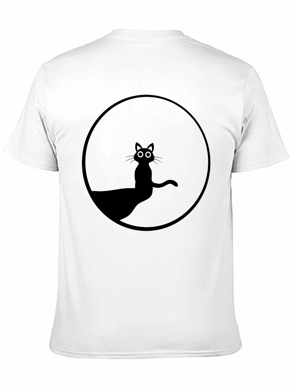 Black Cat Silhouette T-Shirt - Unisex Graphic Tee