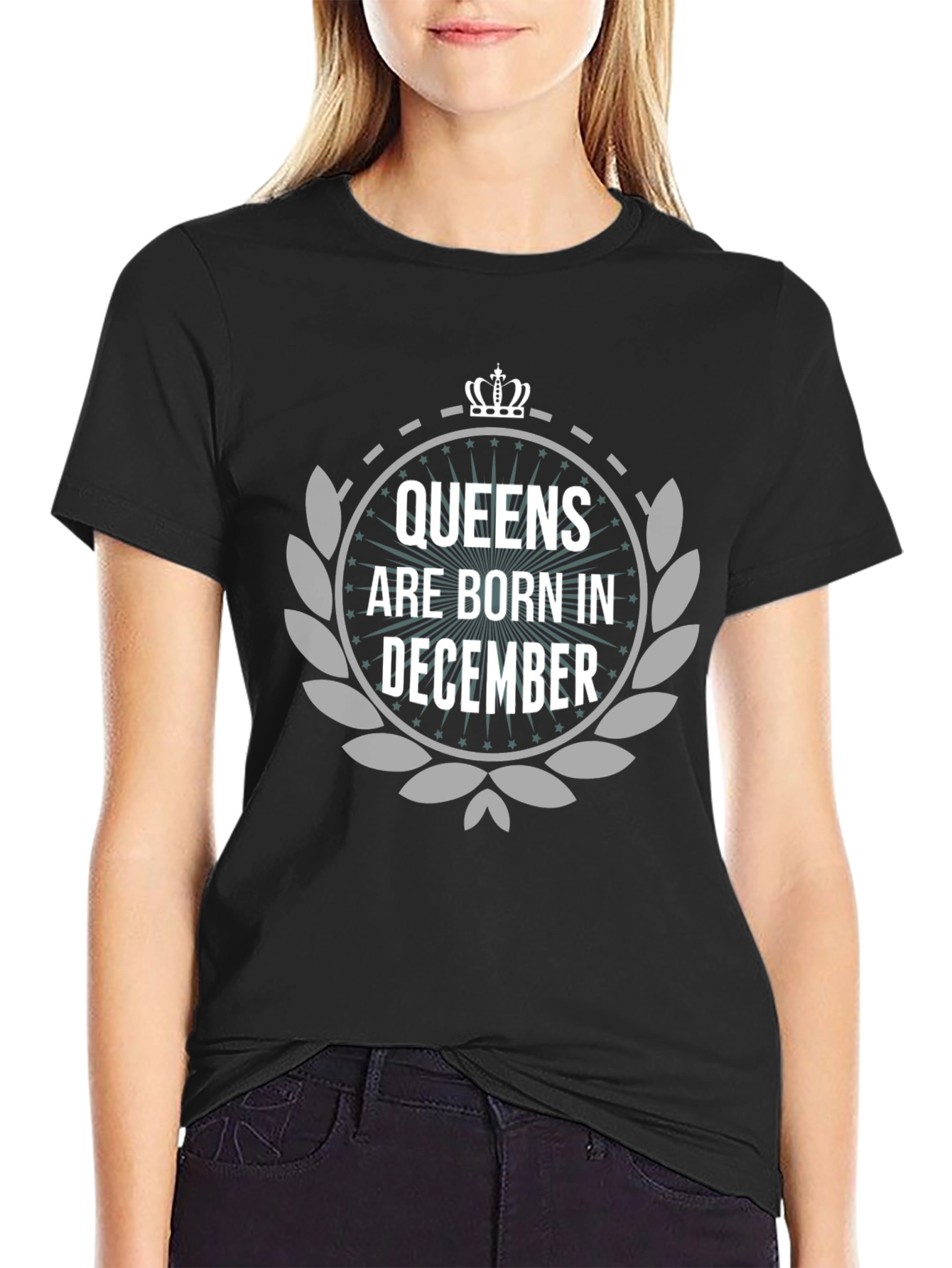 Queens Are Born In December T-Shirt
