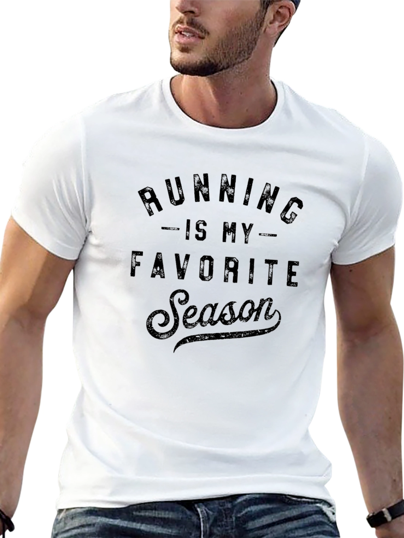 Running Is My Favorite Season Graphic Tee