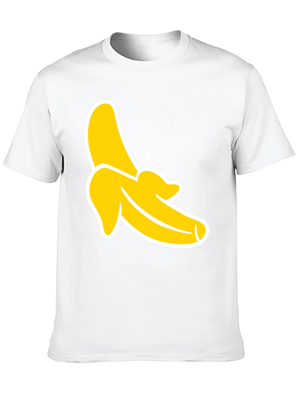 Banana Graphic Tee - Black Cotton T-Shirt