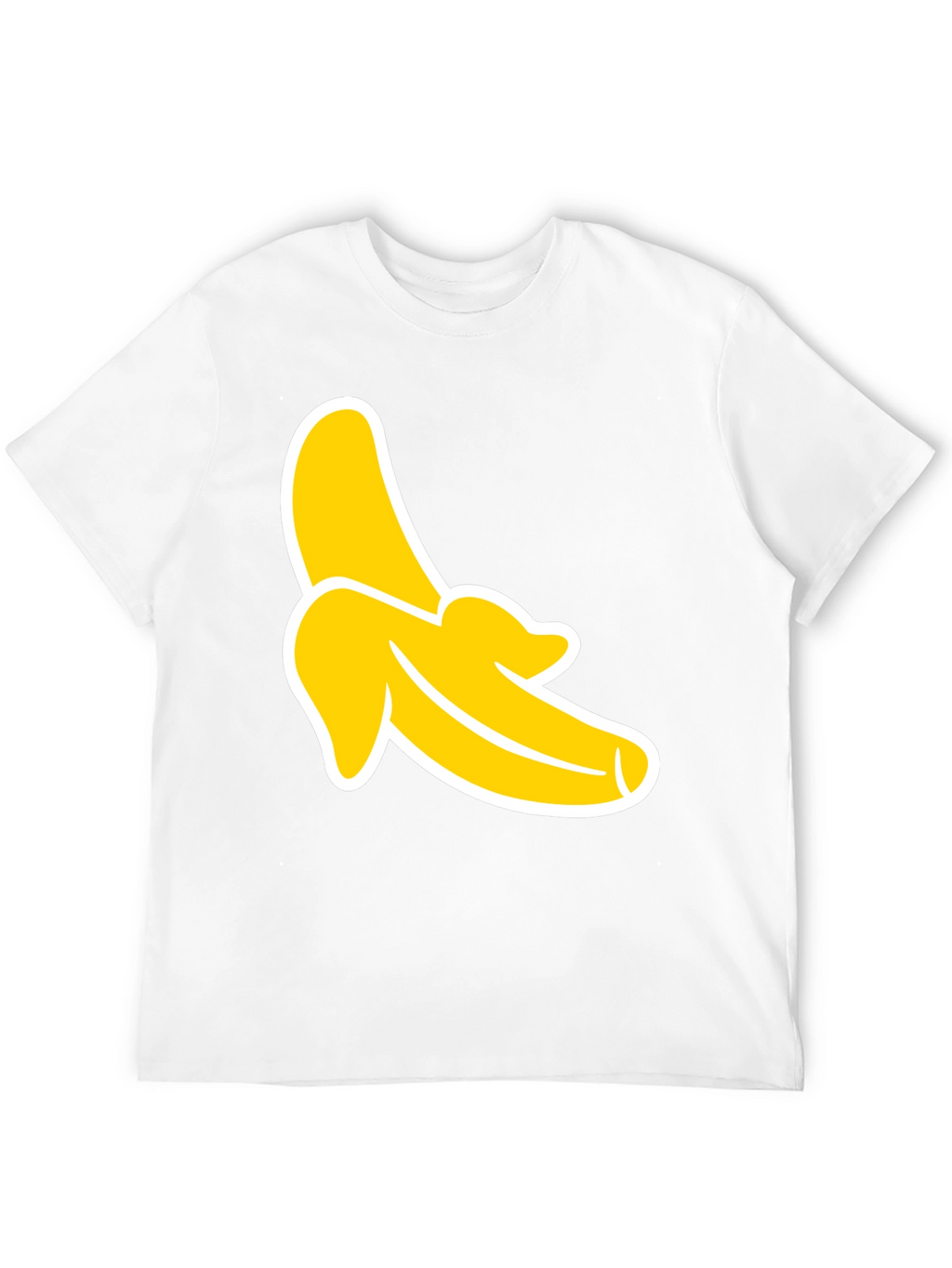 Banana Graphic Tee - Black Cotton T-Shirt