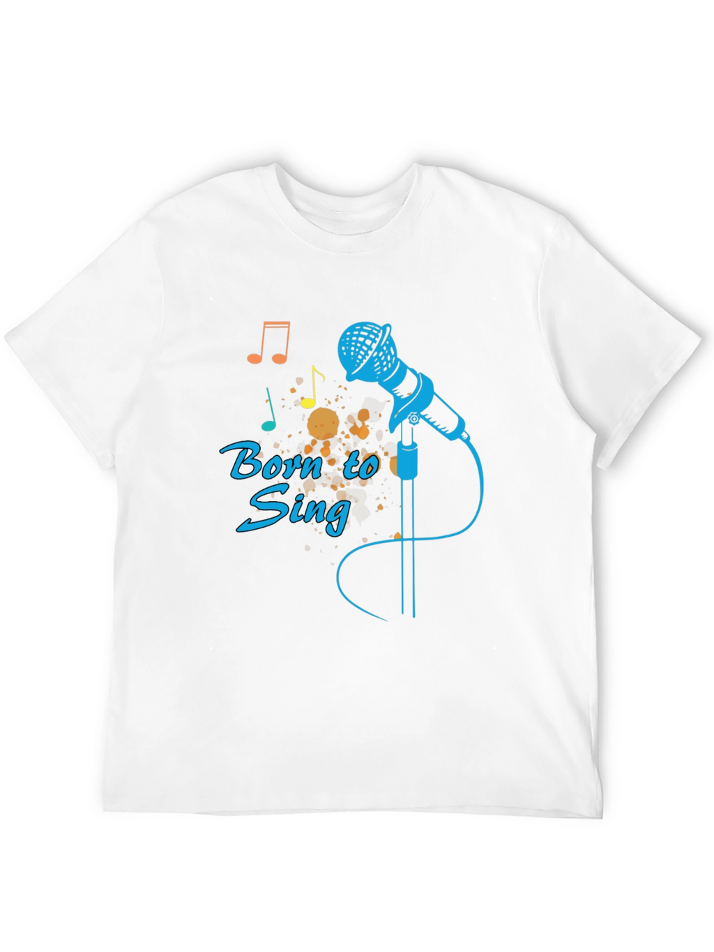 Born to Sing Black Graphic Tee