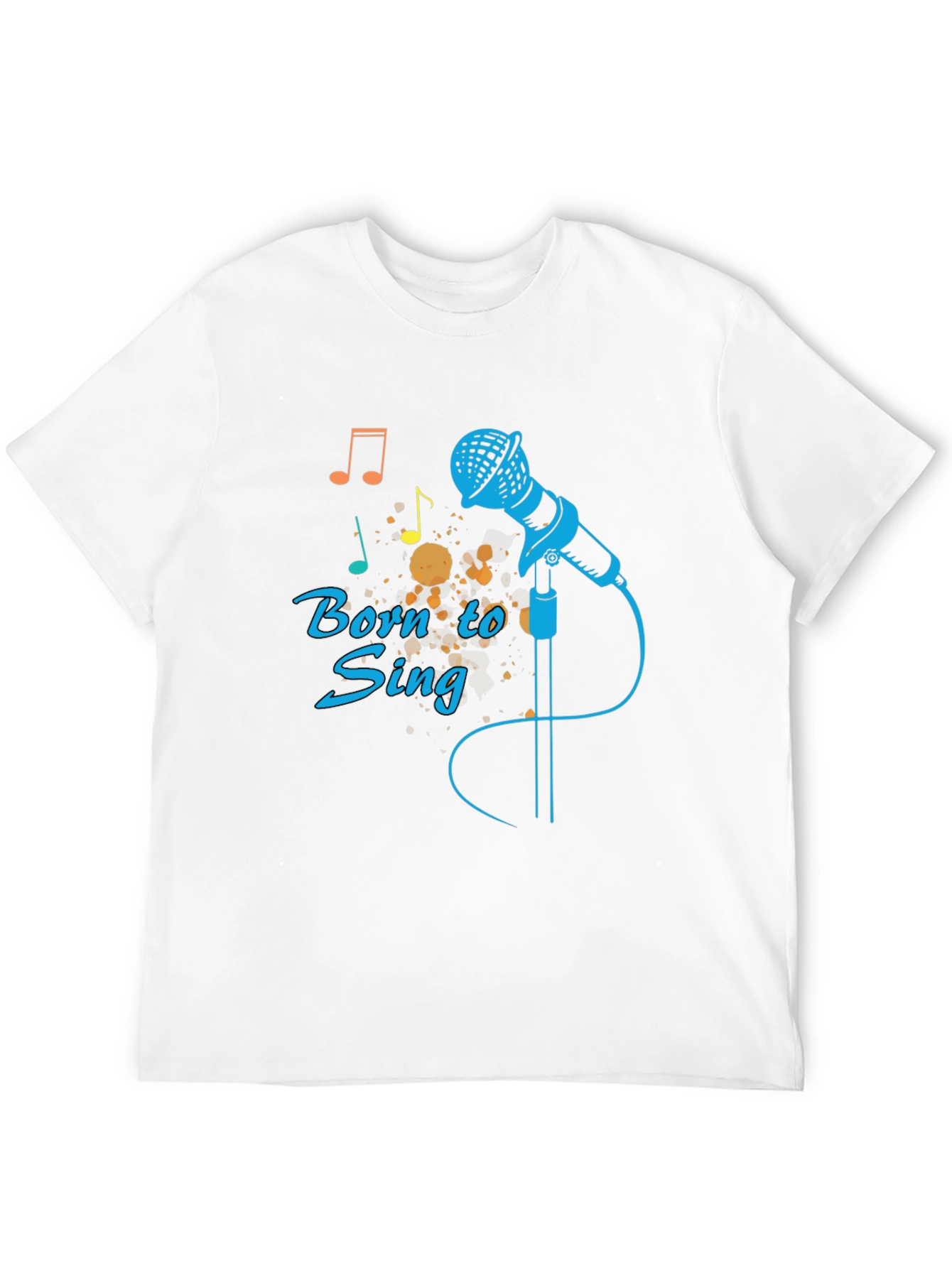 Born to Sing Black Graphic Tee
