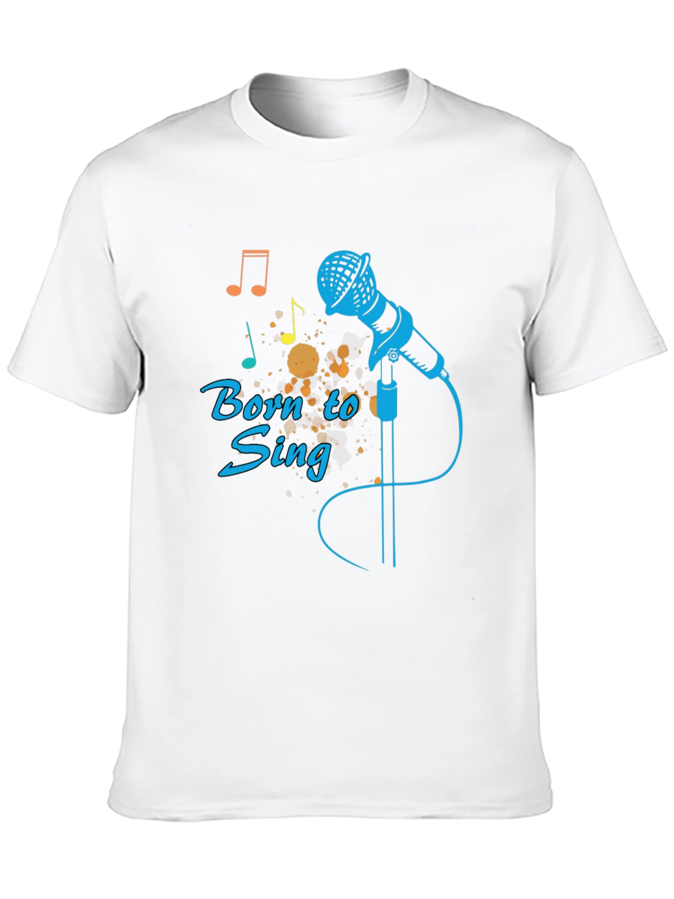 Born to Sing Black Graphic Tee