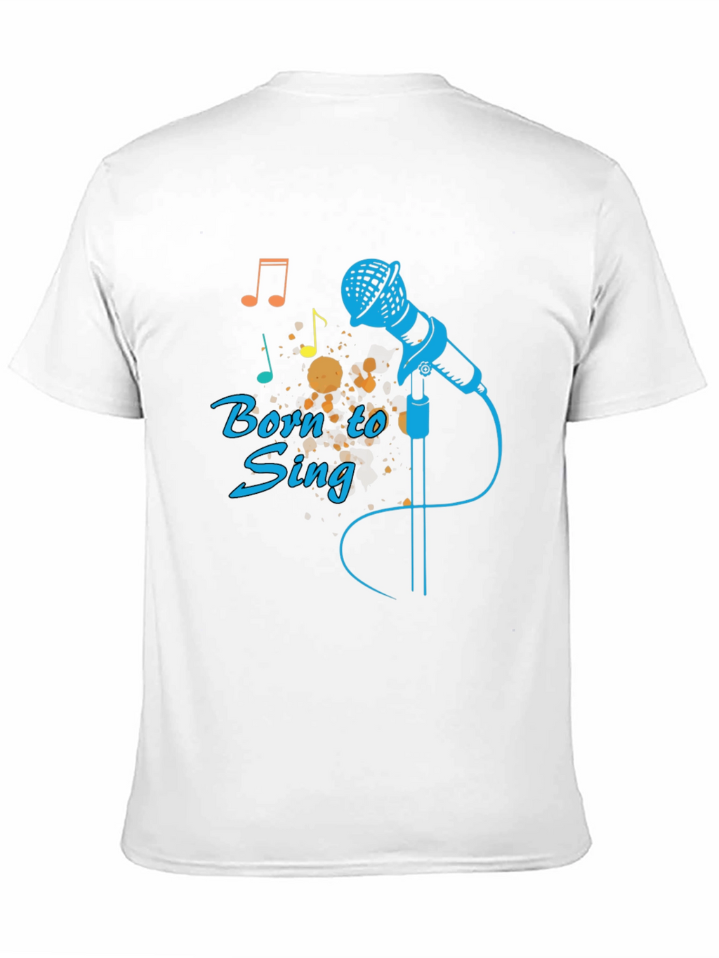 Born to Sing Black Graphic Tee