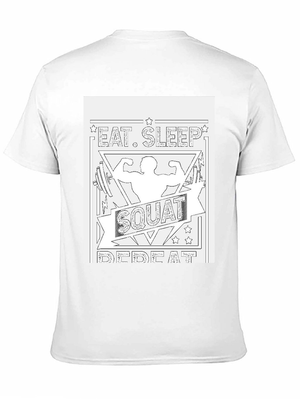 Eat Sleep Squat Repeat Graphic Tee