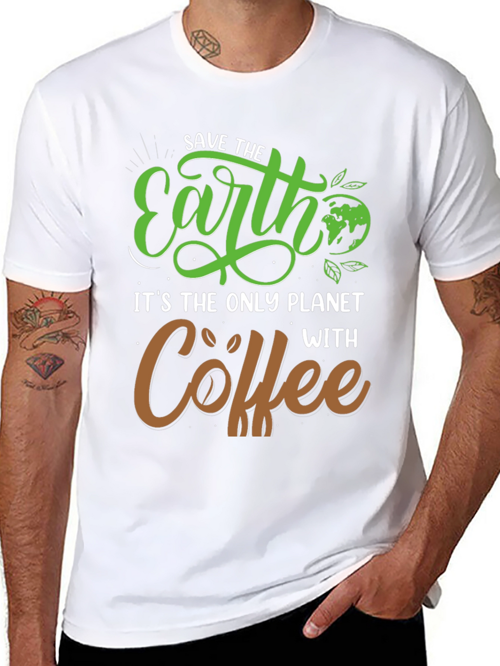 Save the Earth Coffee Lover T-Shirt