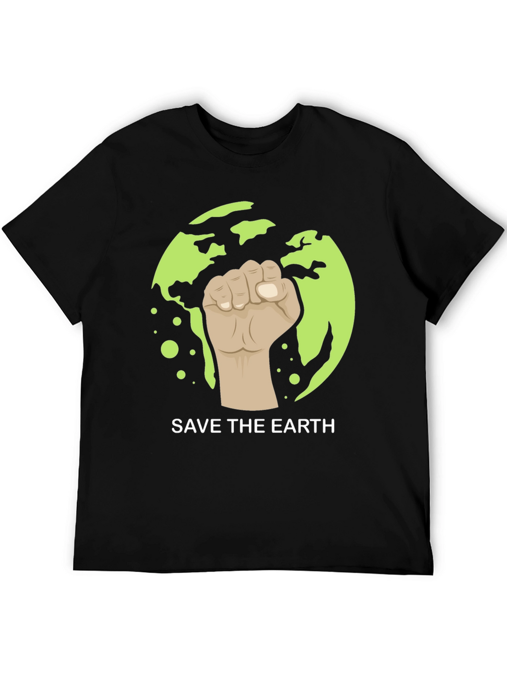 Save the Earth Graphic Tee - Black