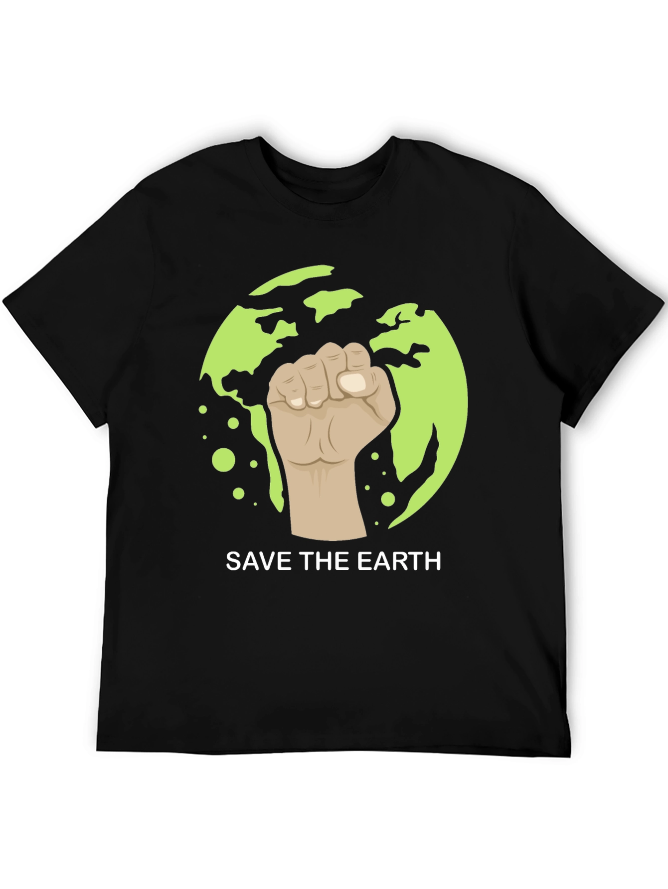 Save the Earth Graphic Tee - Black