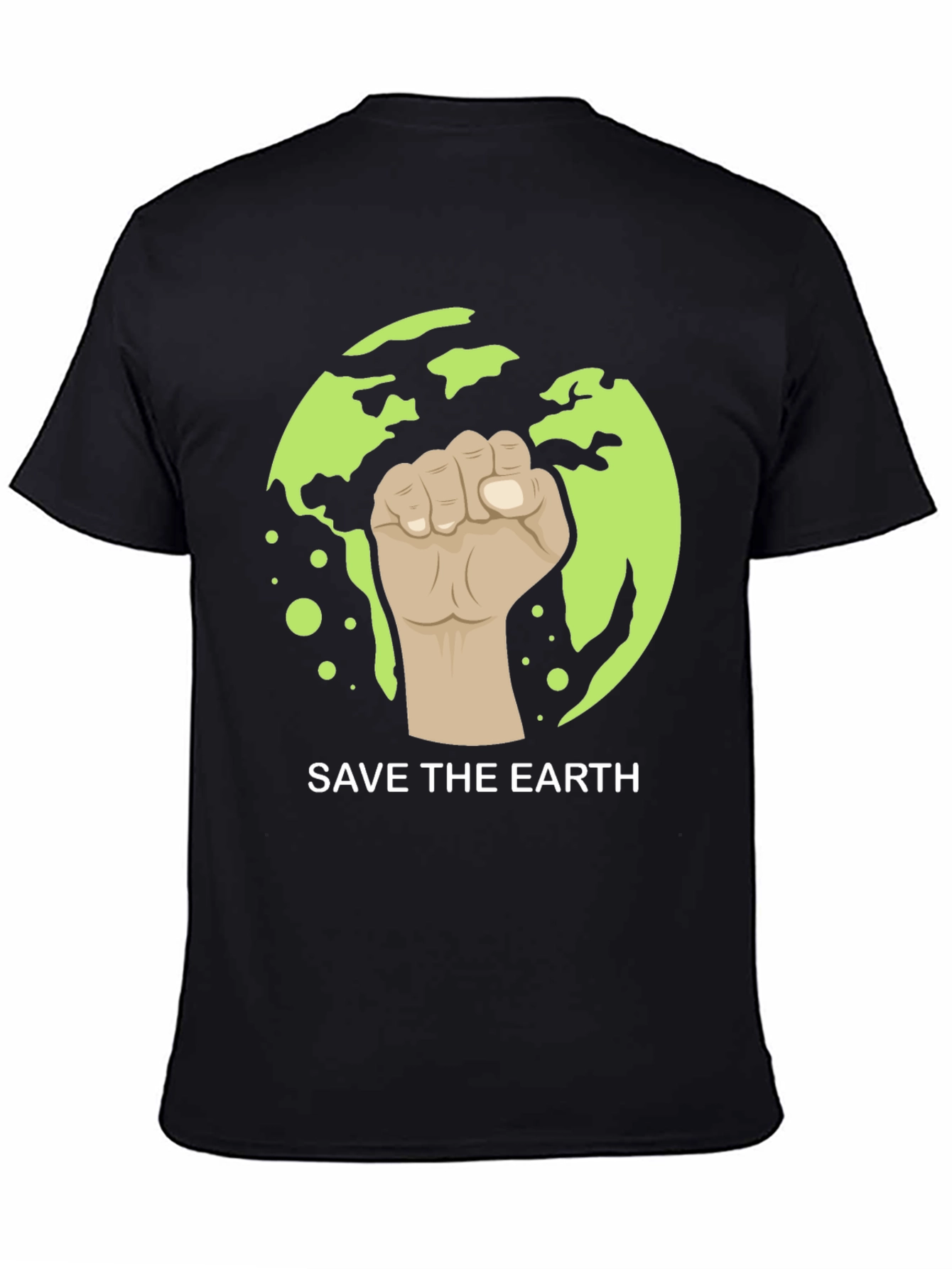 Save the Earth Graphic Tee - Black