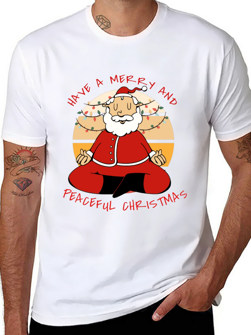 Zen Santa Christmas T-Shirt