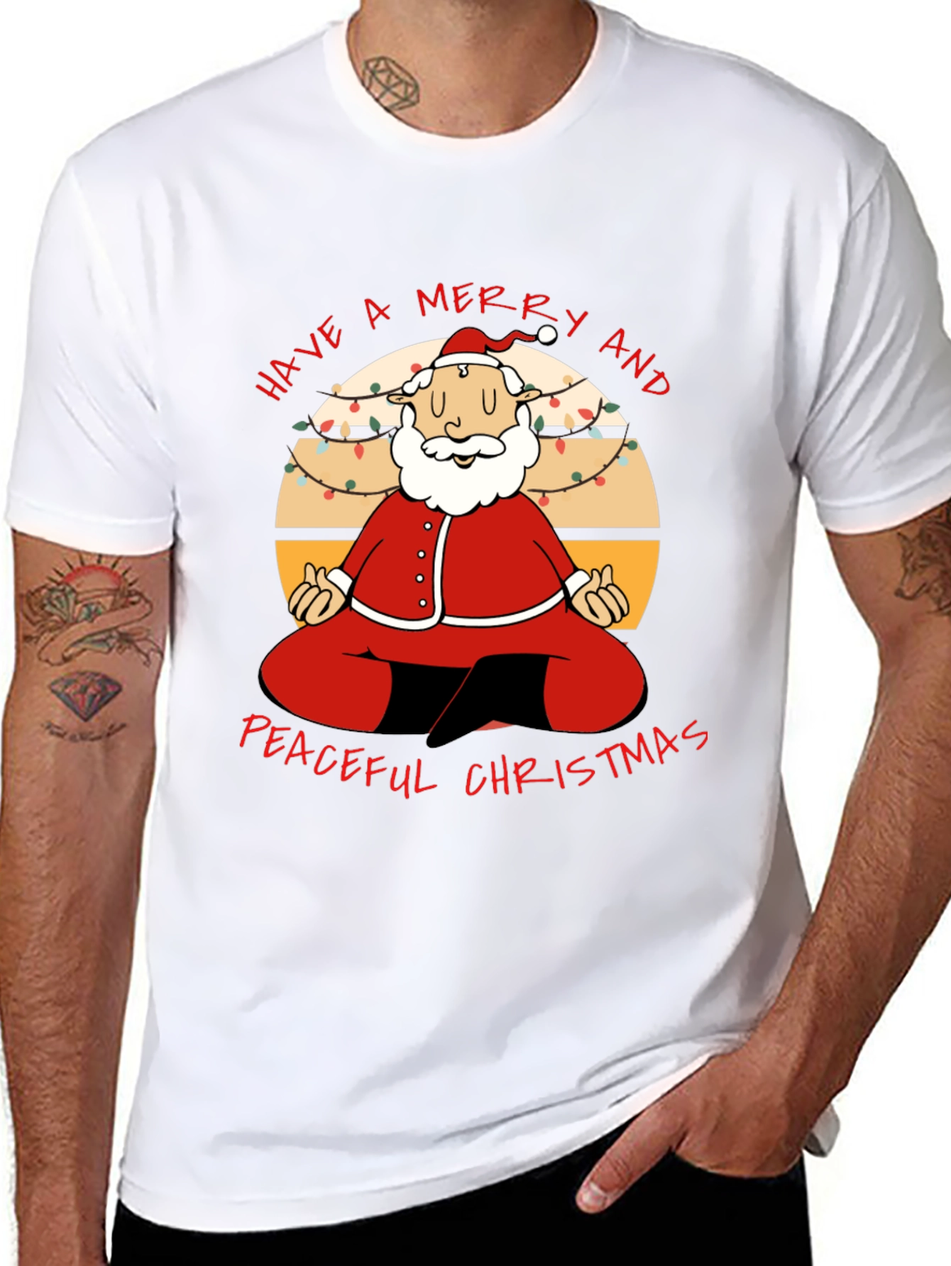 Zen Santa Christmas T-Shirt