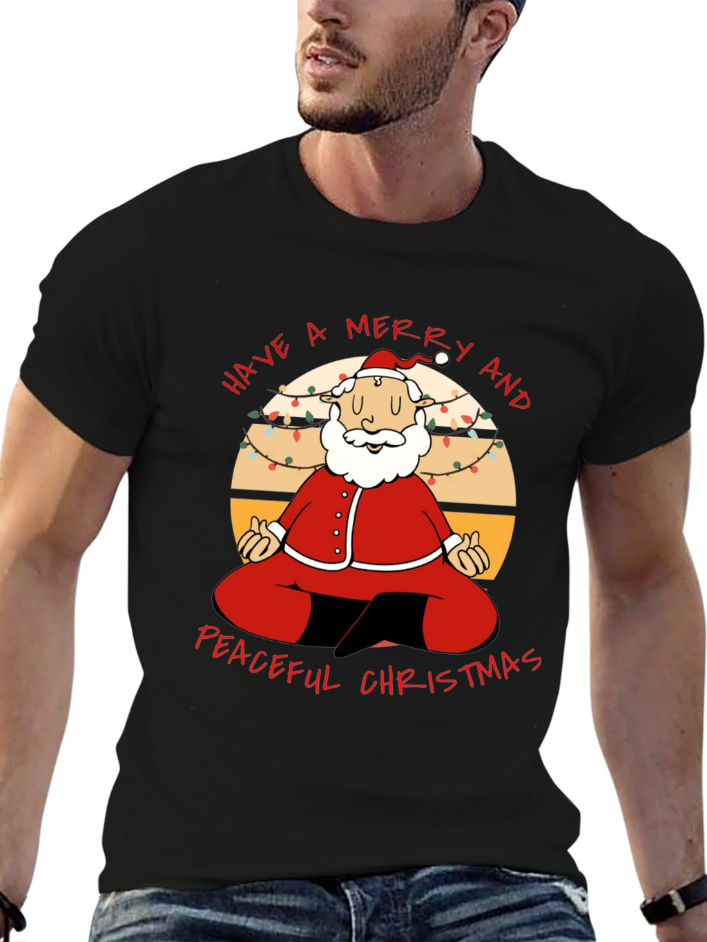 Zen Santa Christmas T-Shirt