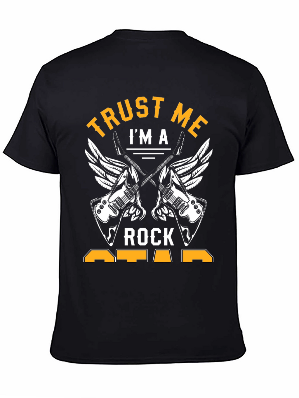 Trust Me Im A Rock Star Black Tee Shirt