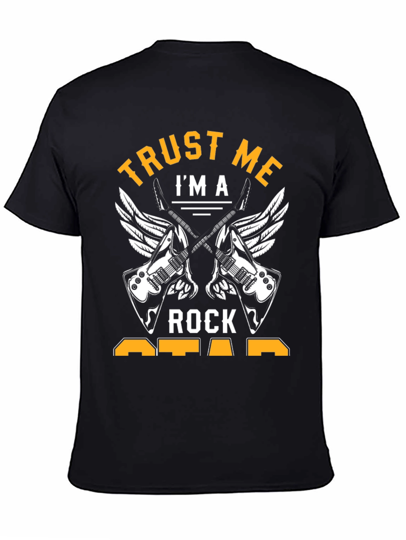 Trust Me Im A Rock Star Black Tee Shirt