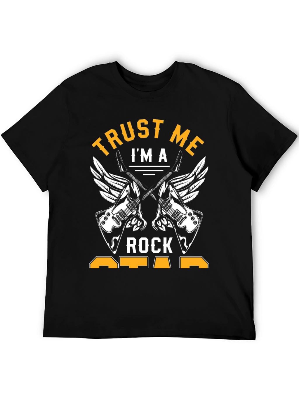 Trust Me Im A Rock Star Black Tee Shirt