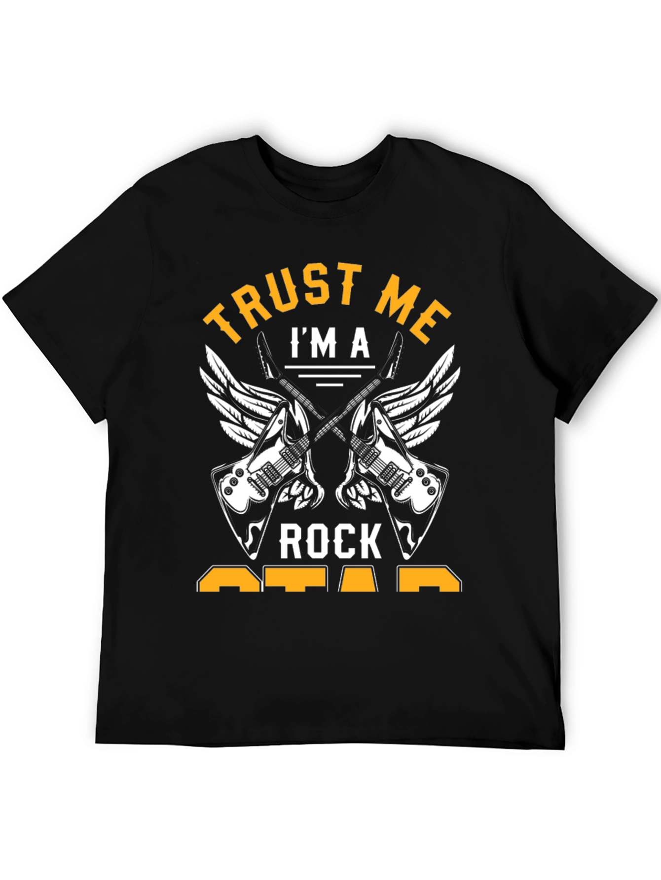 Trust Me Im A Rock Star Black Tee Shirt