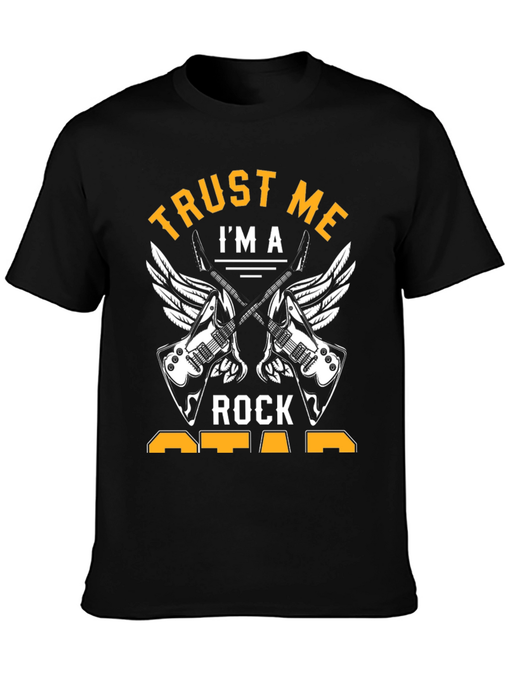 Trust Me Im A Rock Star Black Tee Shirt