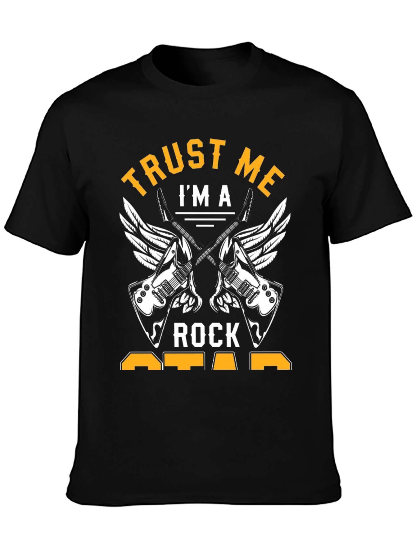 Trust Me Im A Rock Star Black Tee Shirt