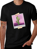 Cactus Photo Tee - Bloom Where You Are Planted