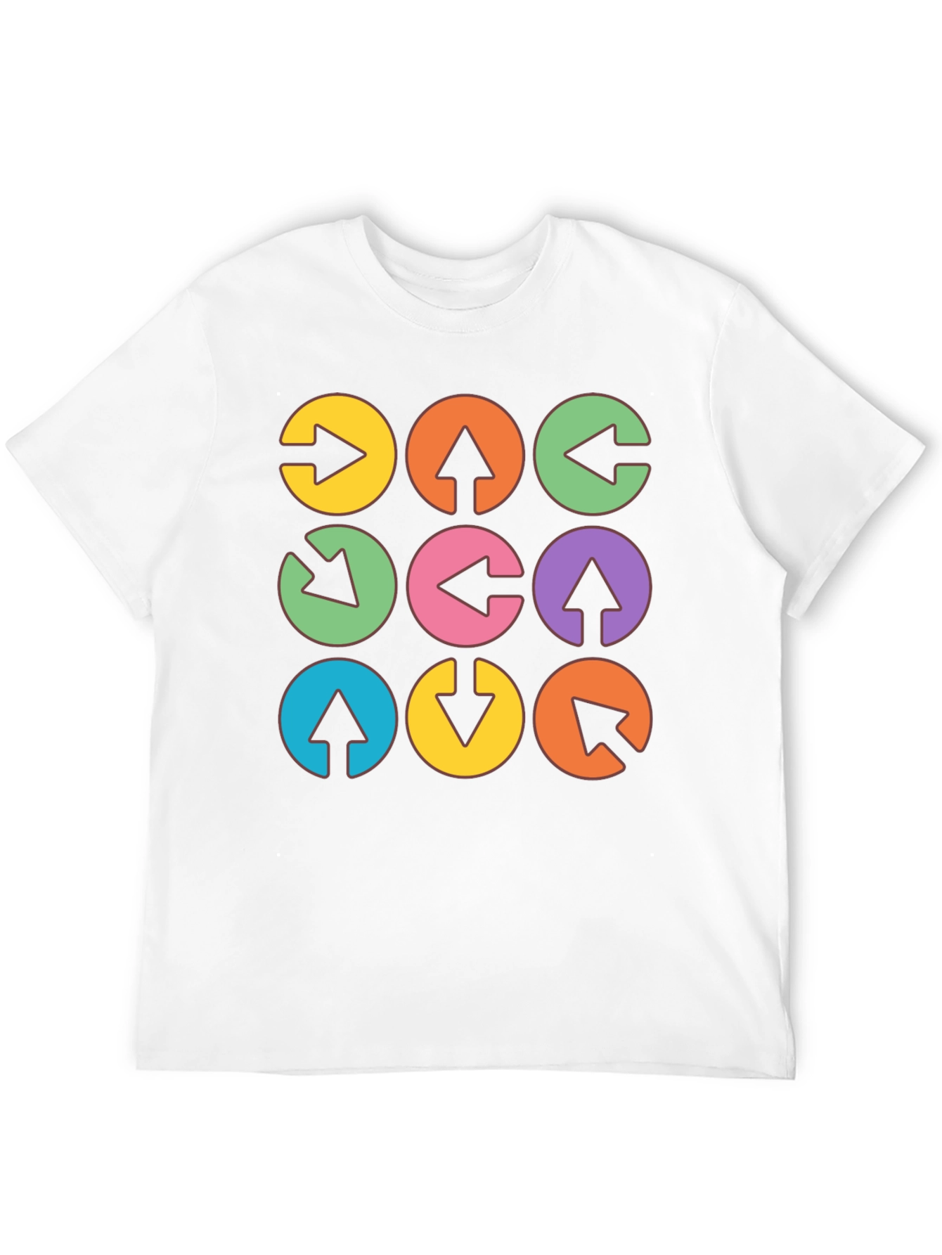 Arrow Circle Graphic Tee - Unique Design