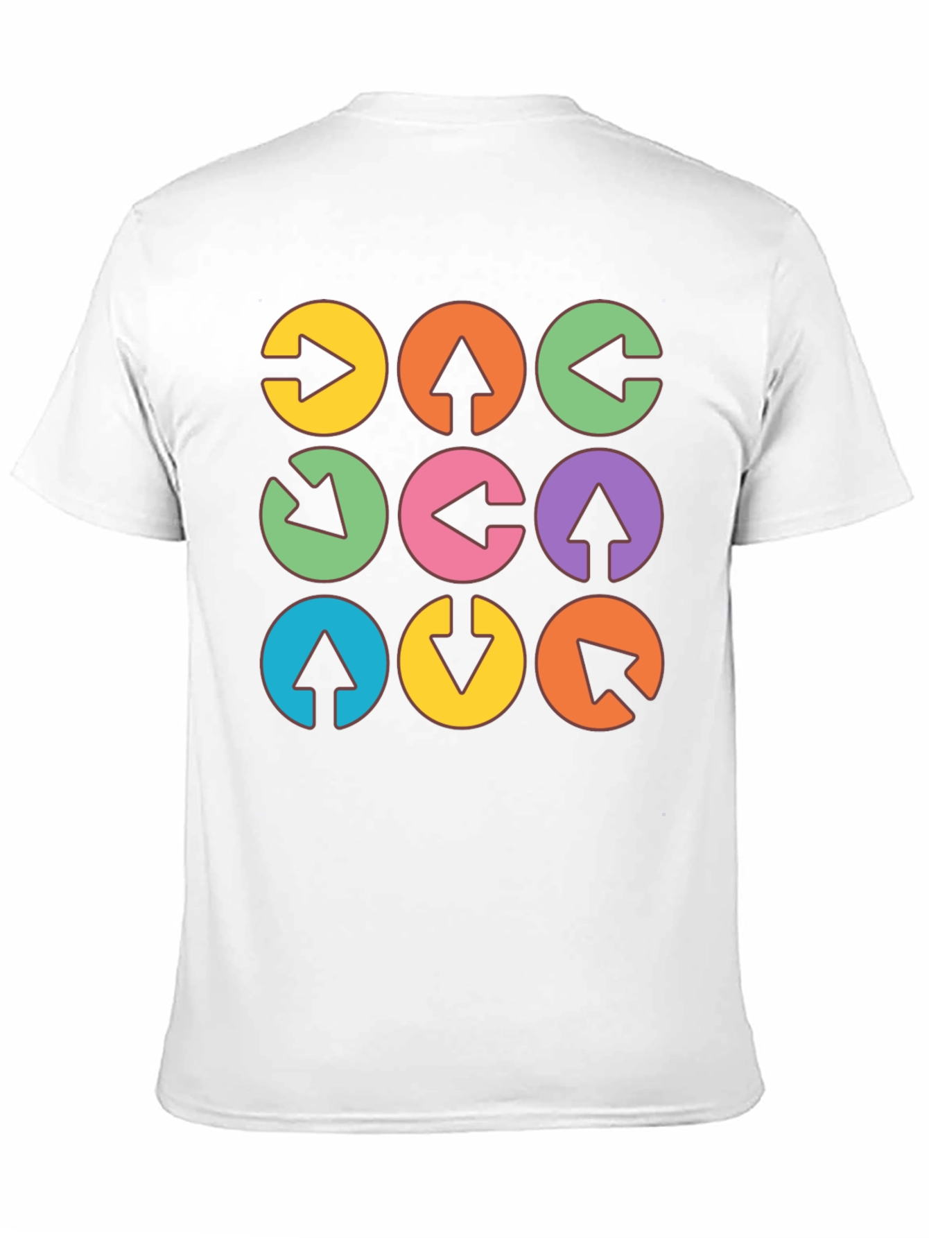 Arrow Circle Graphic Tee - Unique Design