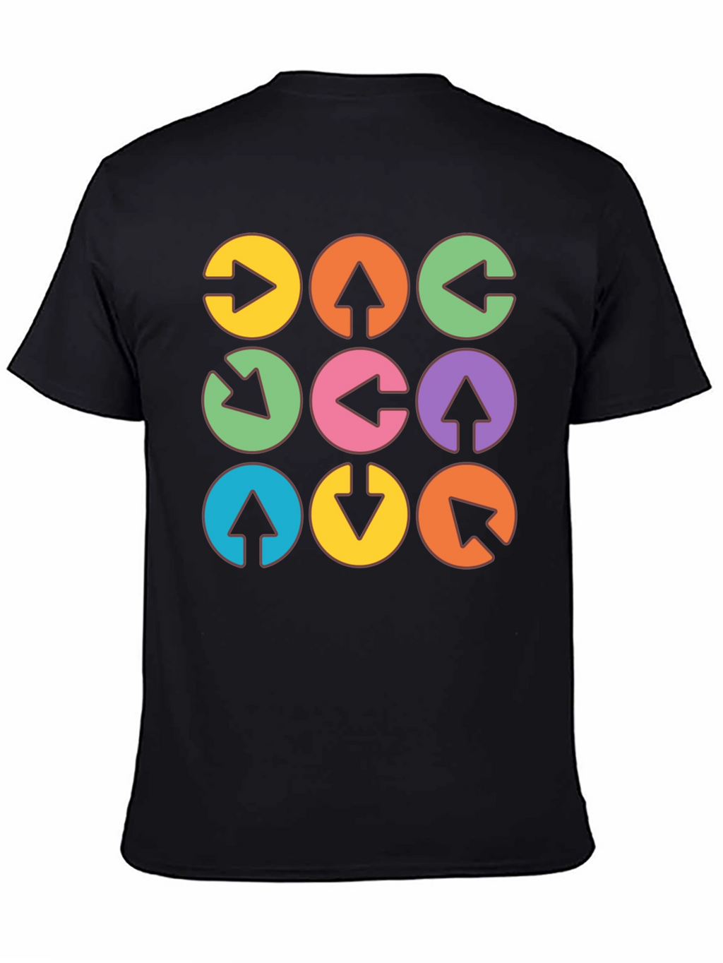 Arrow Circle Graphic Tee - Unique Design