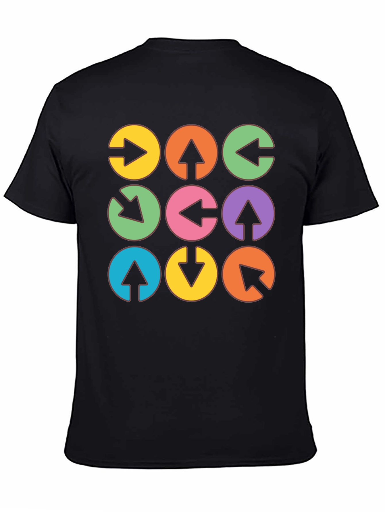 Arrow Circle Graphic Tee - Unique Design