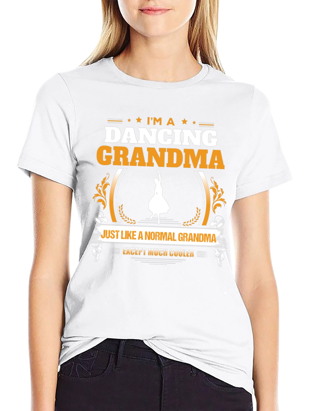 Dancing Grandma T-Shirt - Cool Grandparent Gift
