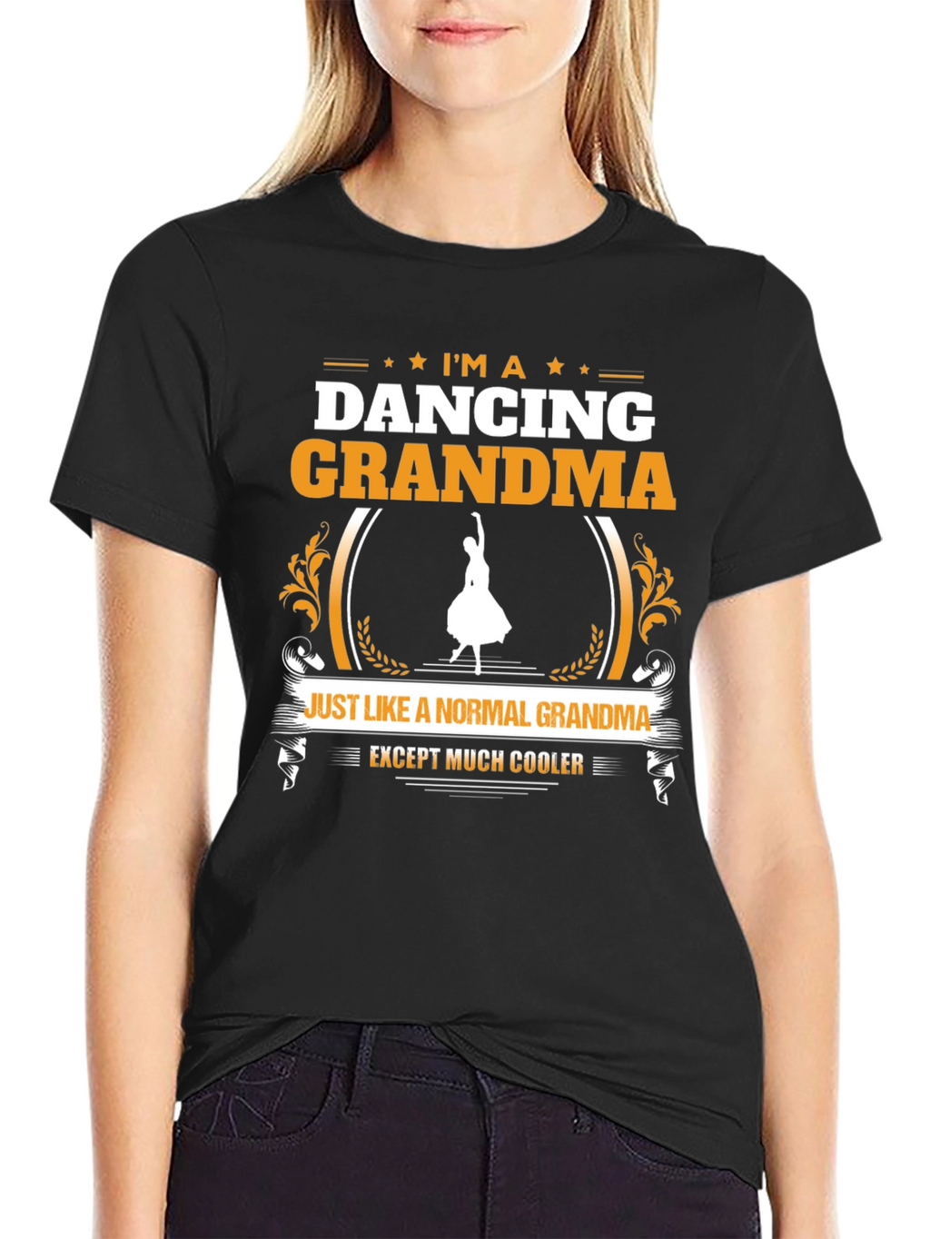 Dancing Grandma T-Shirt - Cool Grandparent Gift