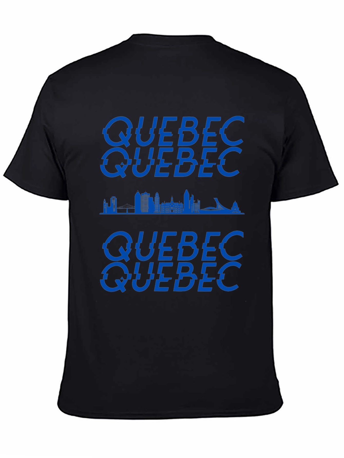 Quebec Skyline Graphic T-Shirt - Stylish City Pride Tee