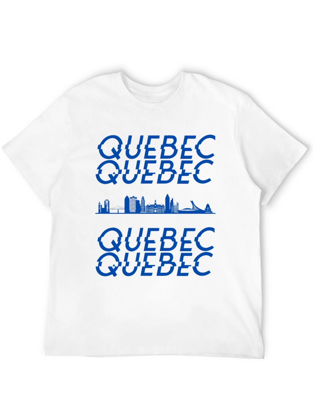 Quebec Skyline Graphic T-Shirt - Stylish City Pride Tee