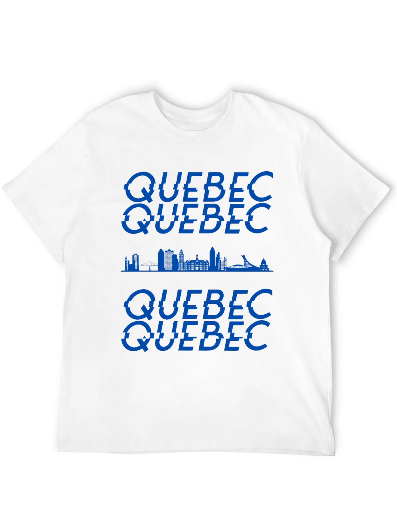 Quebec Skyline Graphic T-Shirt - Stylish City Pride Tee