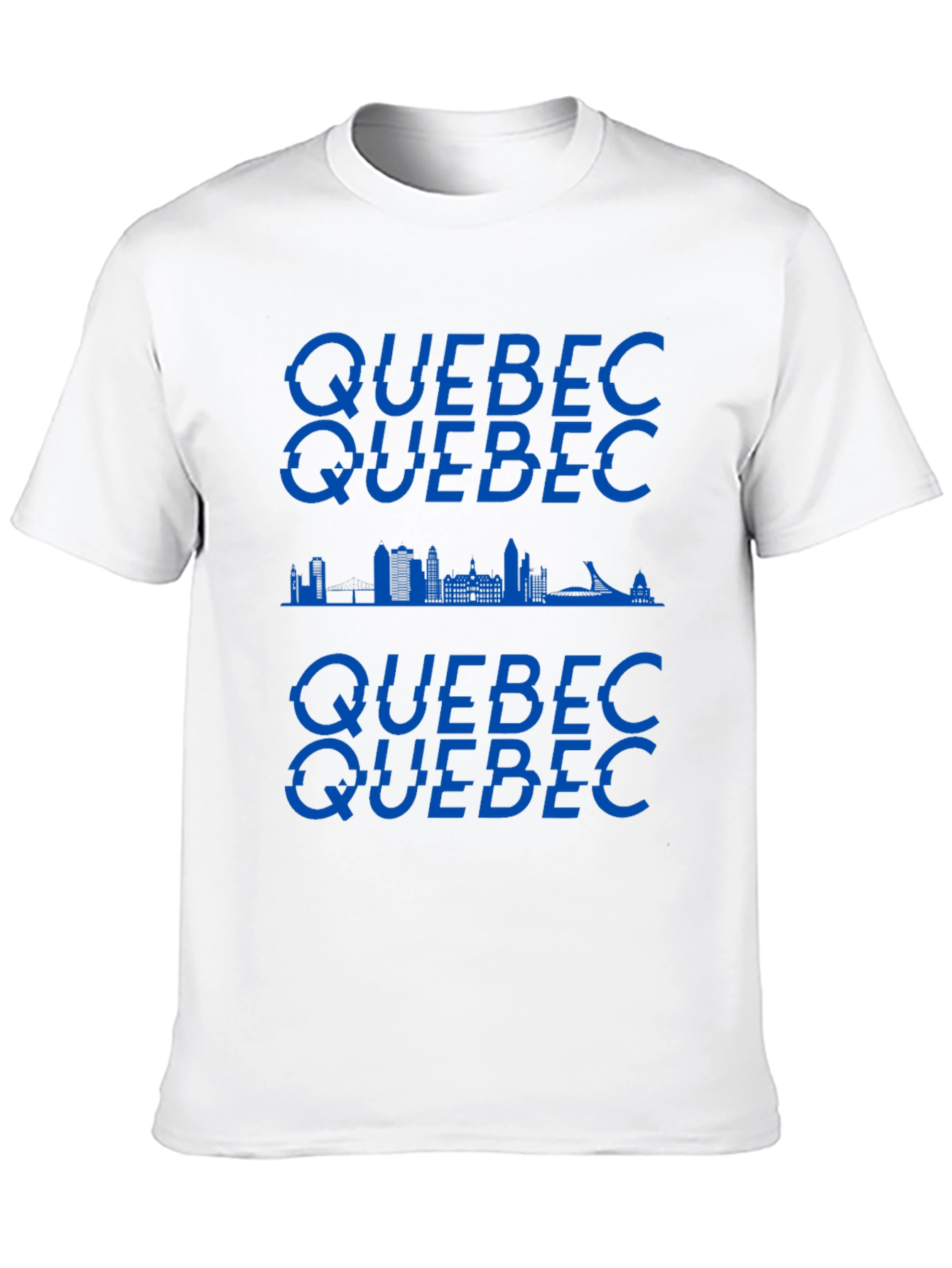 Quebec Skyline Graphic T-Shirt - Stylish City Pride Tee