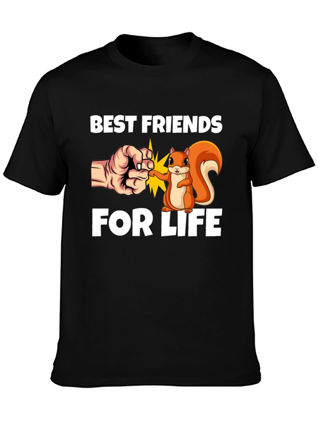 Best Friends for Life T-Shirt Cute Squirrel Design