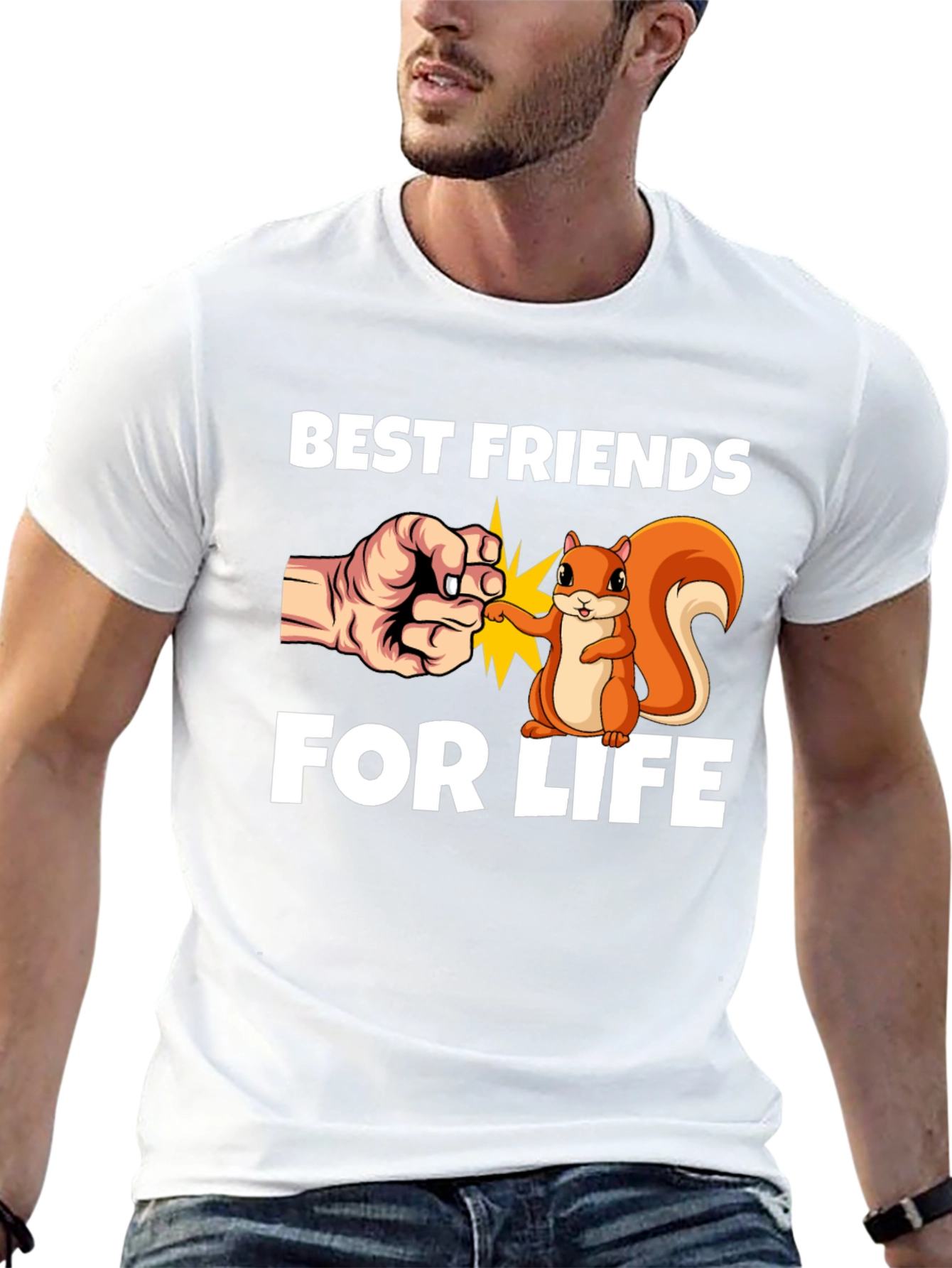 Best Friends for Life T-Shirt Cute Squirrel Design