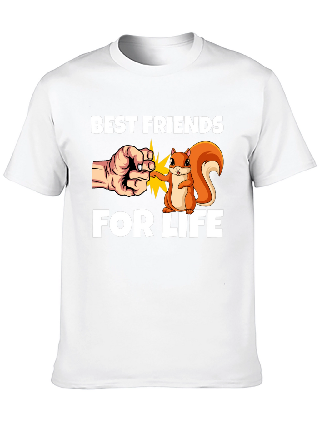 Best Friends for Life T-Shirt Cute Squirrel Design