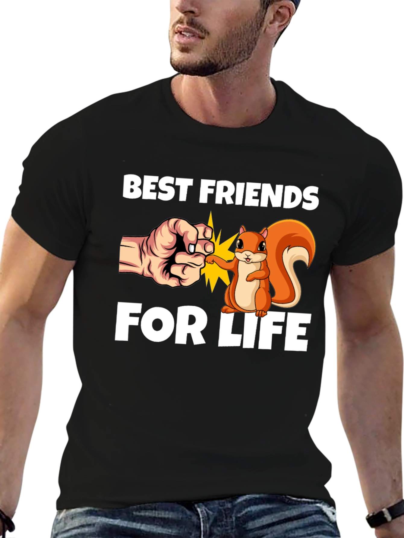 Best Friends for Life T-Shirt Cute Squirrel Design