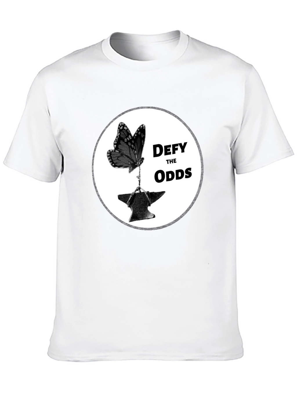 Defy the Odds Butterfly Anvil T-Shirt