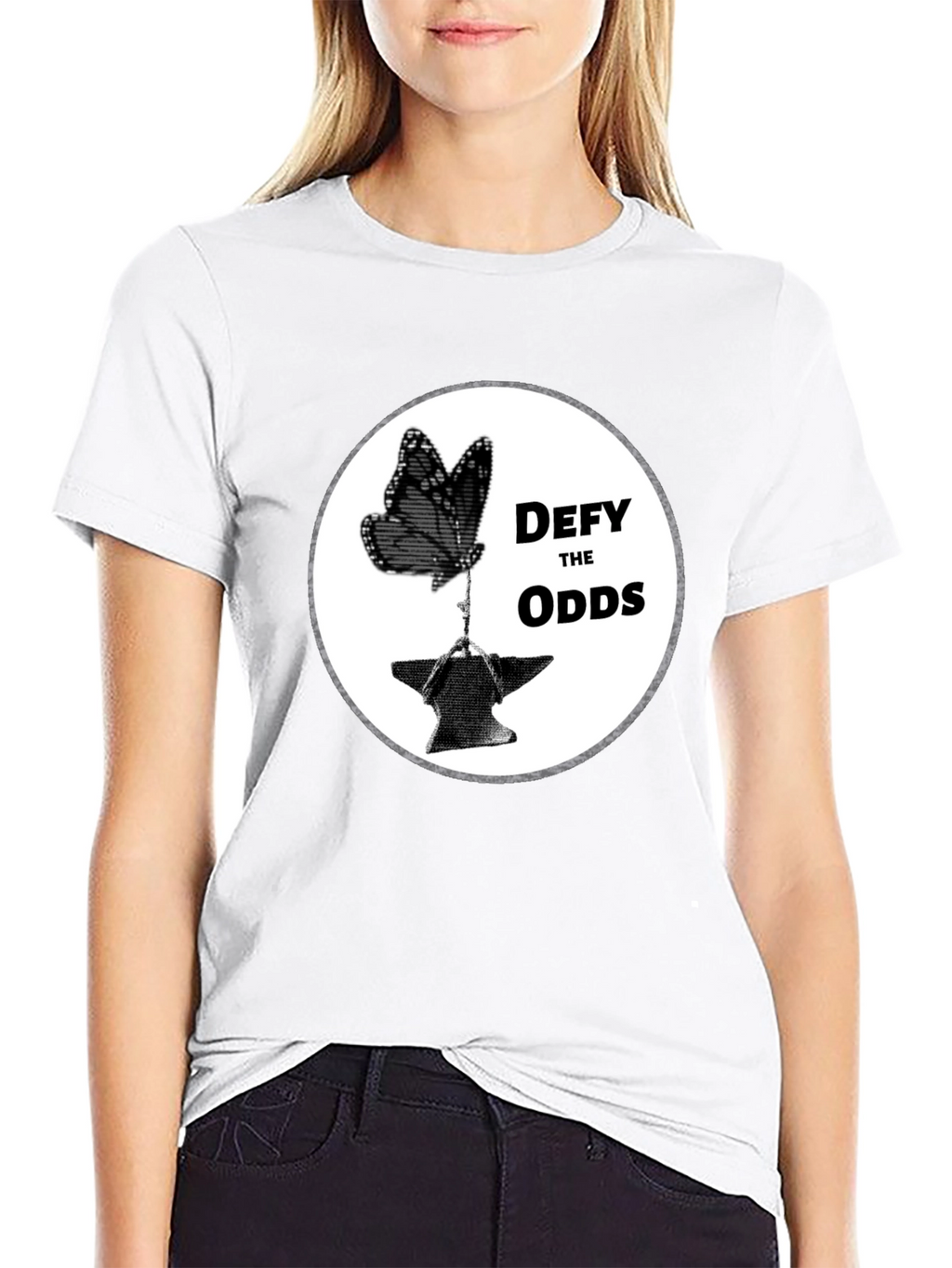 Defy the Odds Butterfly Anvil T-Shirt