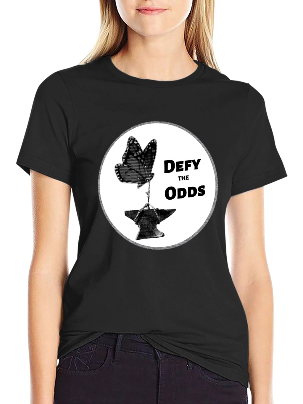 Defy the Odds Butterfly Anvil T-Shirt