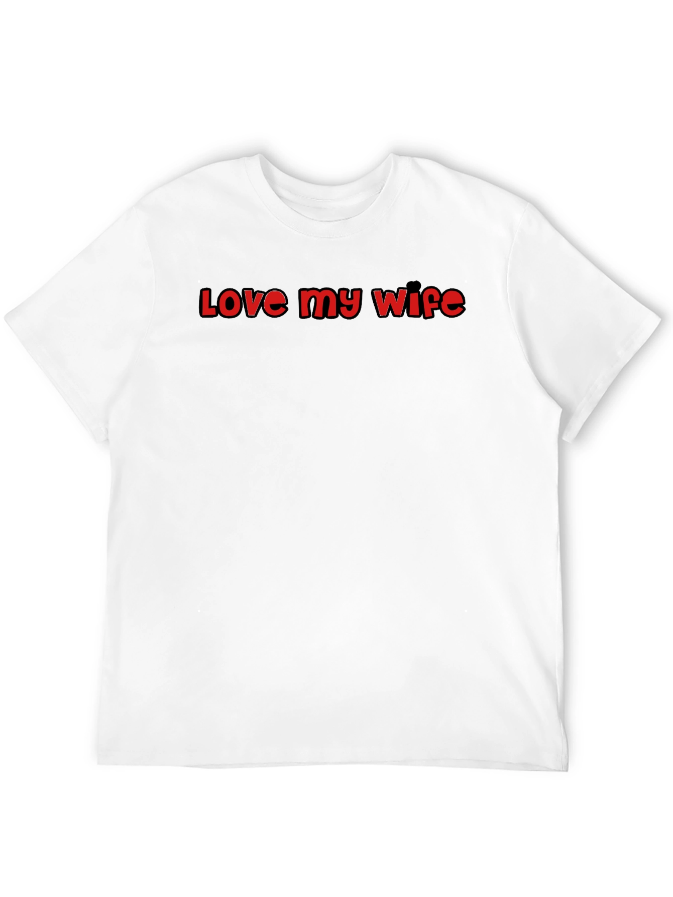 Love My Wife Black T-Shirt