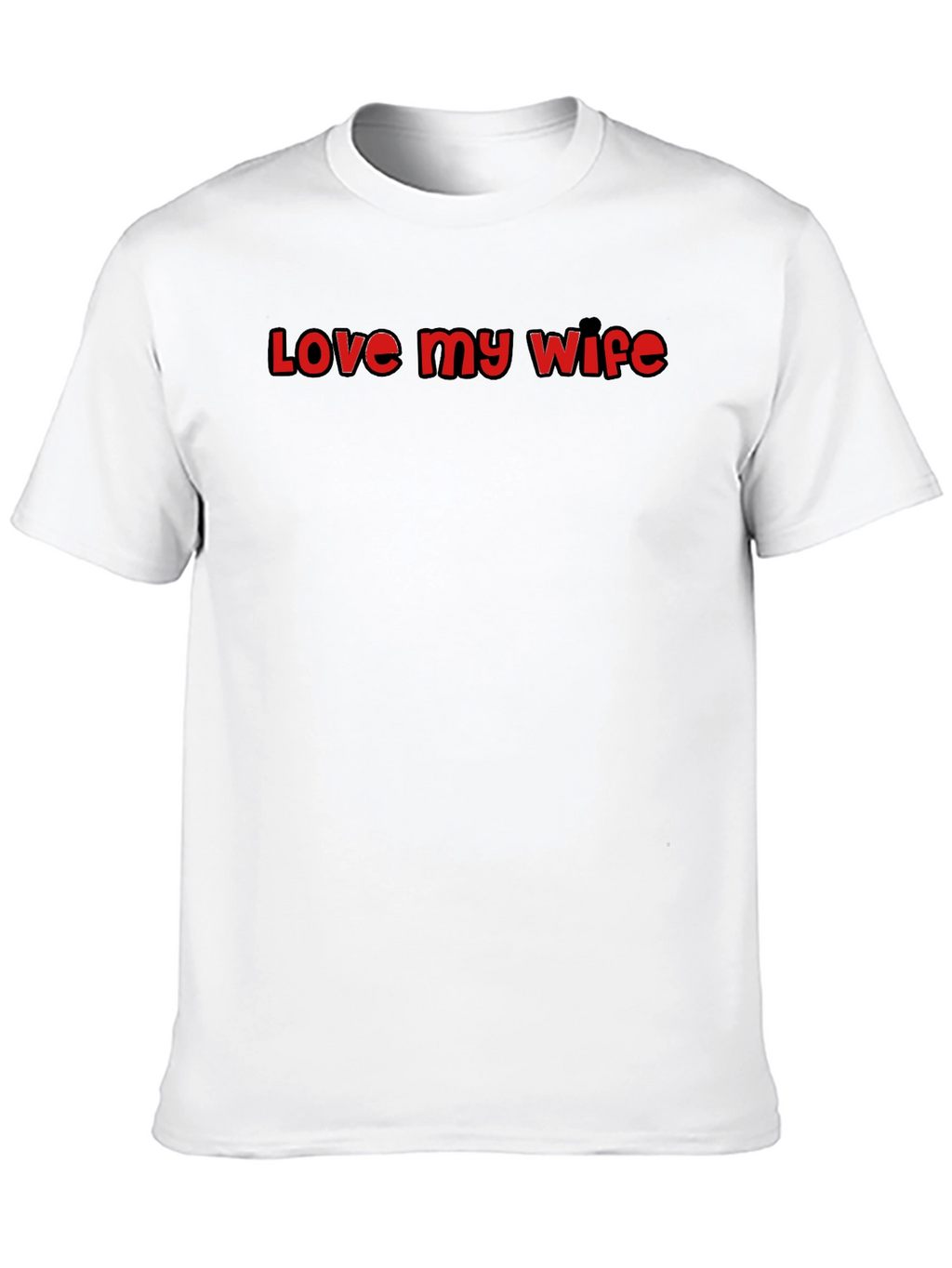 Love My Wife Black T-Shirt