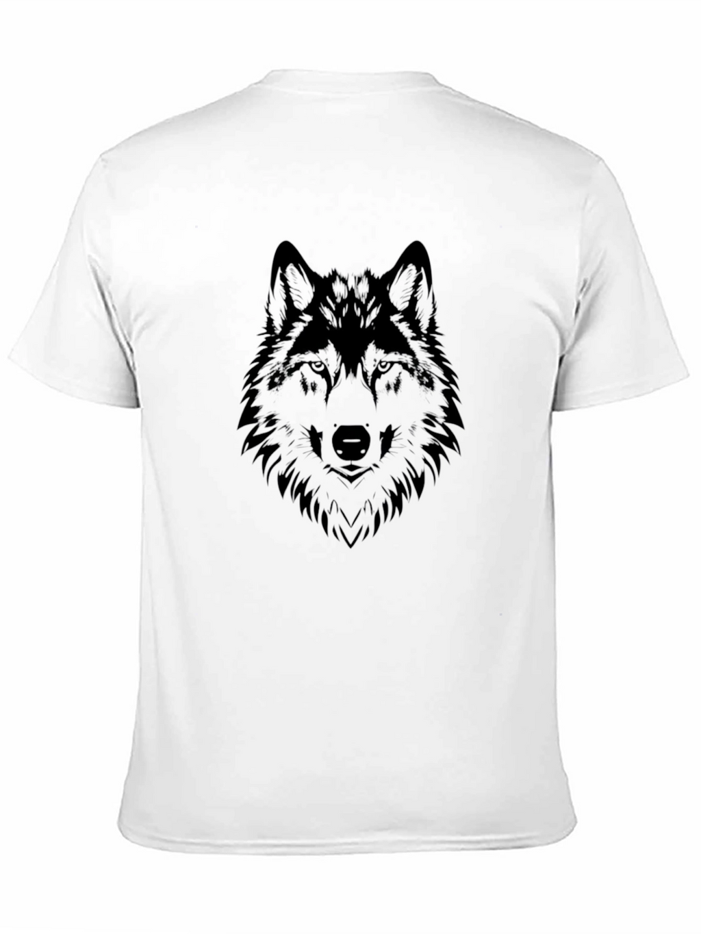 Black Wolf Graphic Tee - Mens Fashion T-Shirt