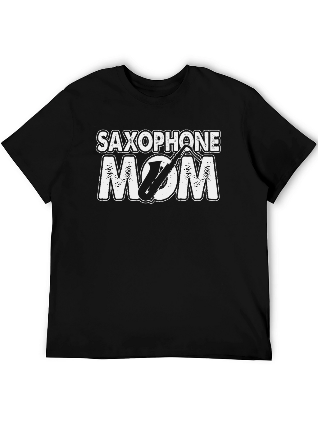 Saxophone Mom Black T-Shirt